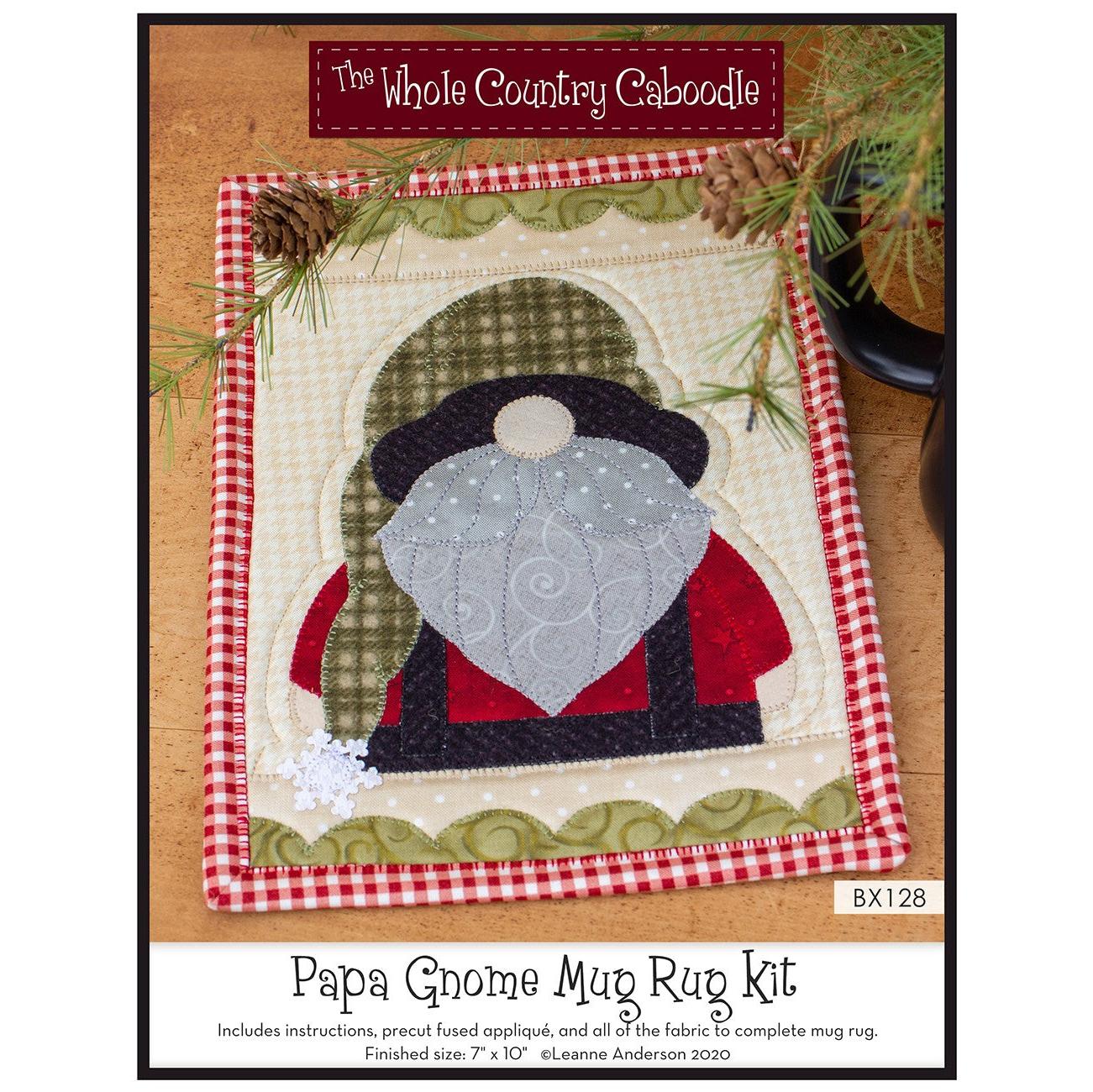 Papa Gnome Mug Rug Kit-The Whole Country Caboodle-My Favorite Quilt Store