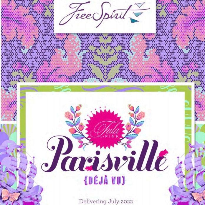 Parisville Deja Vu Pistachio Spencer Stripe Fabric-Free Spirit Fabrics-My Favorite Quilt Store