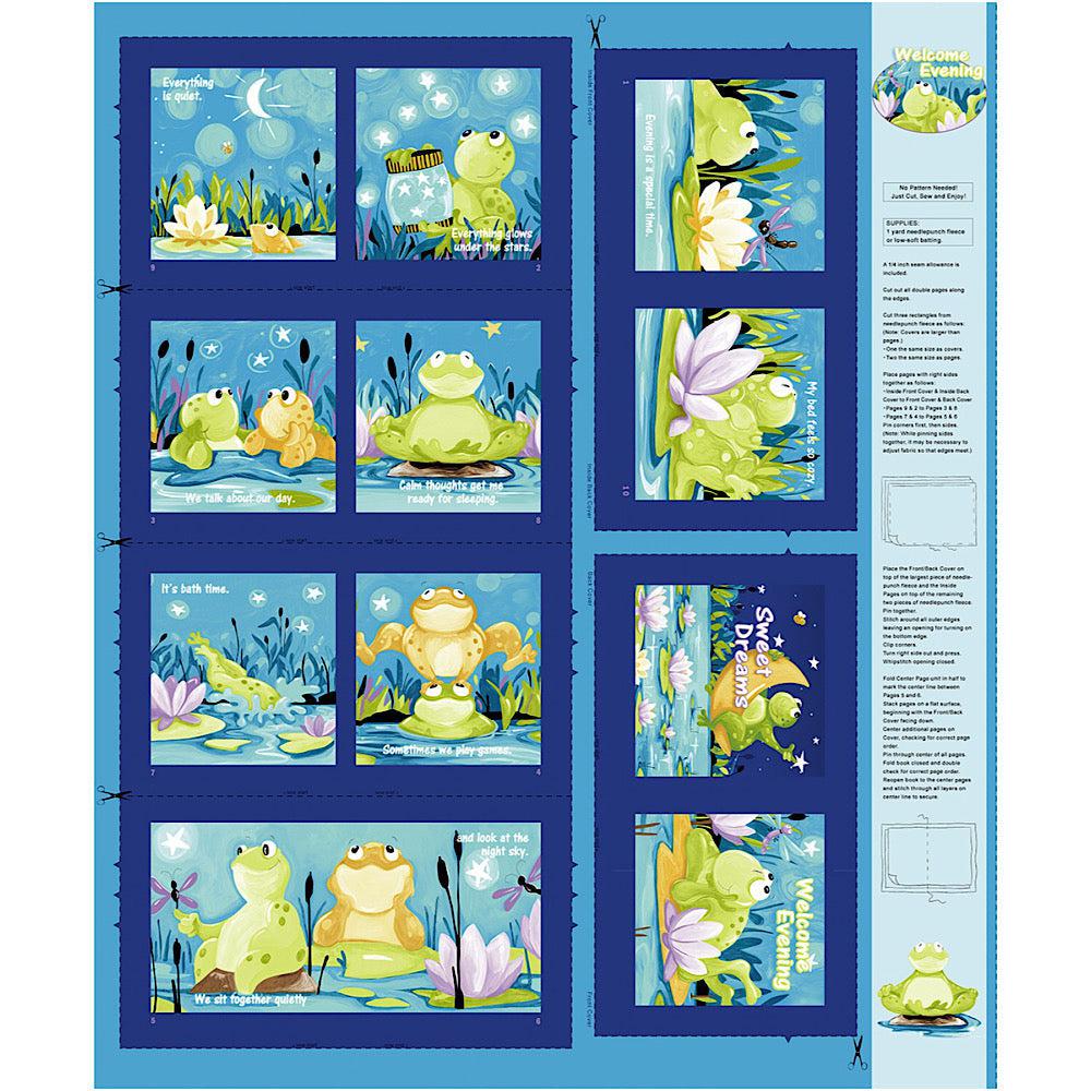 Paul's Pond Storybook Panel 36"x 44/45"-Susybee-My Favorite Quilt Store