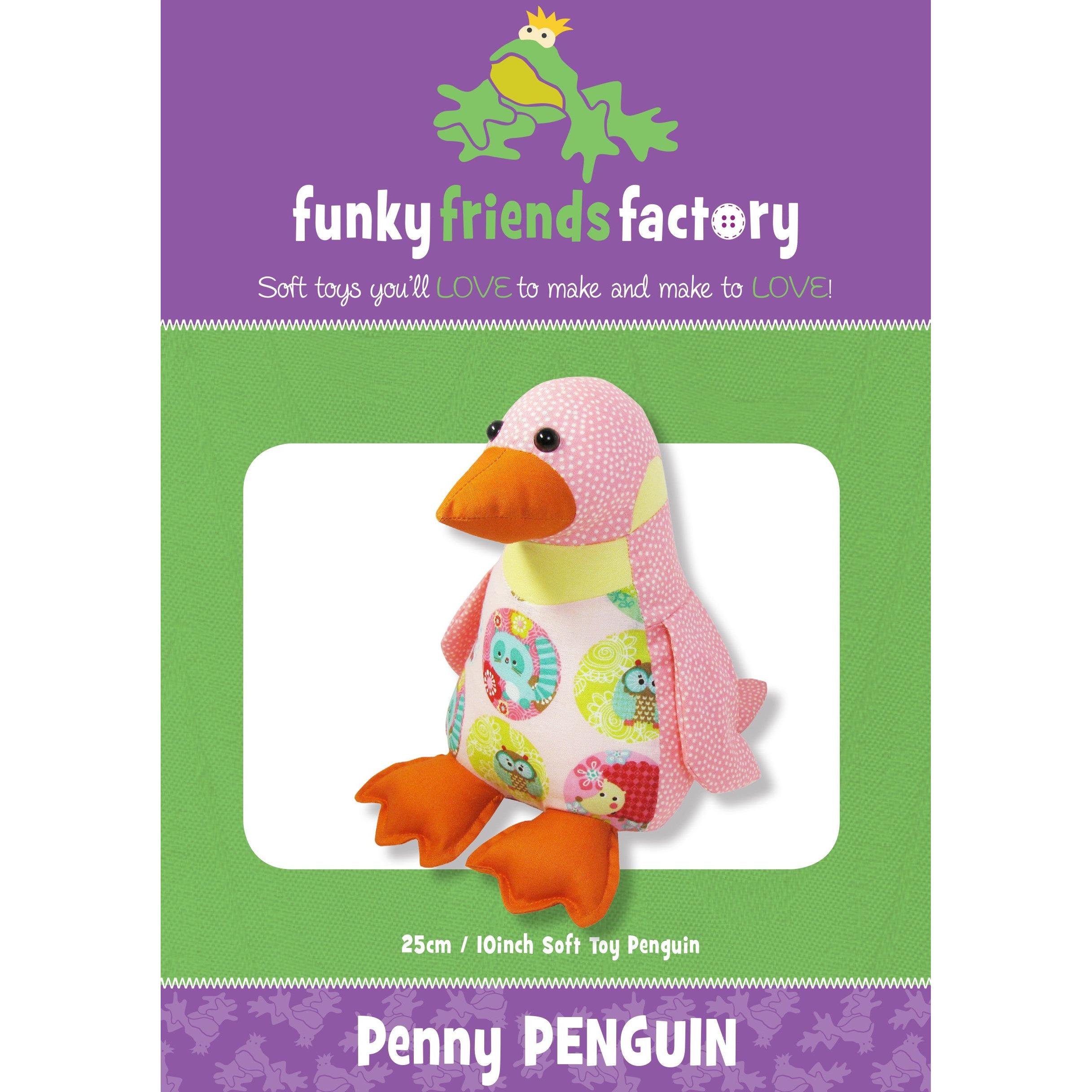 Penny Penguin Funky Friends Factory Pattern-Funky Friends Factory-My Favorite Quilt Store