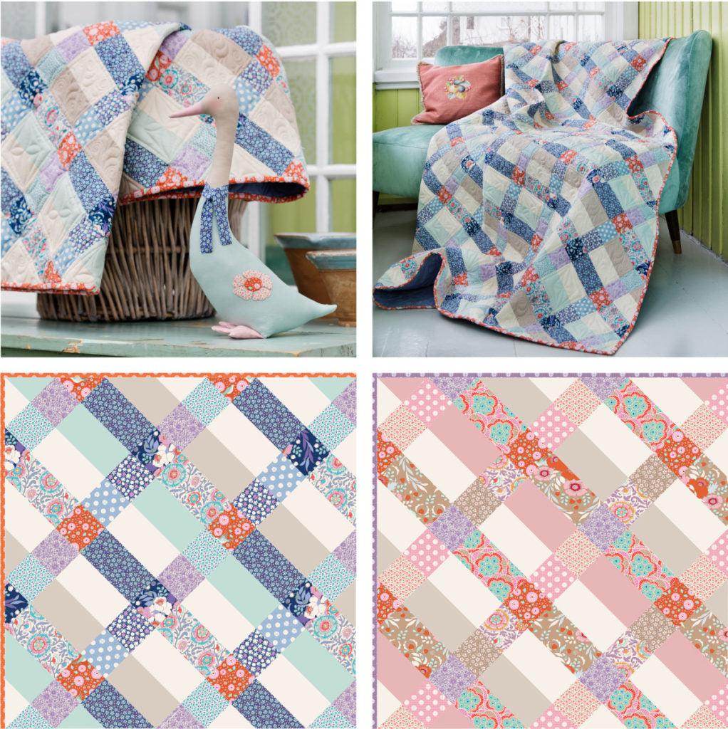 Plaid Quilt Pattern - Digital Download-Tilda Fabrics-My Favorite Quilt Store