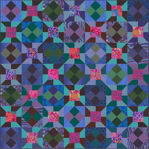 Posts and Holes Quilt Pattern-Free Spirit Fabrics-My Favorite Quilt Store