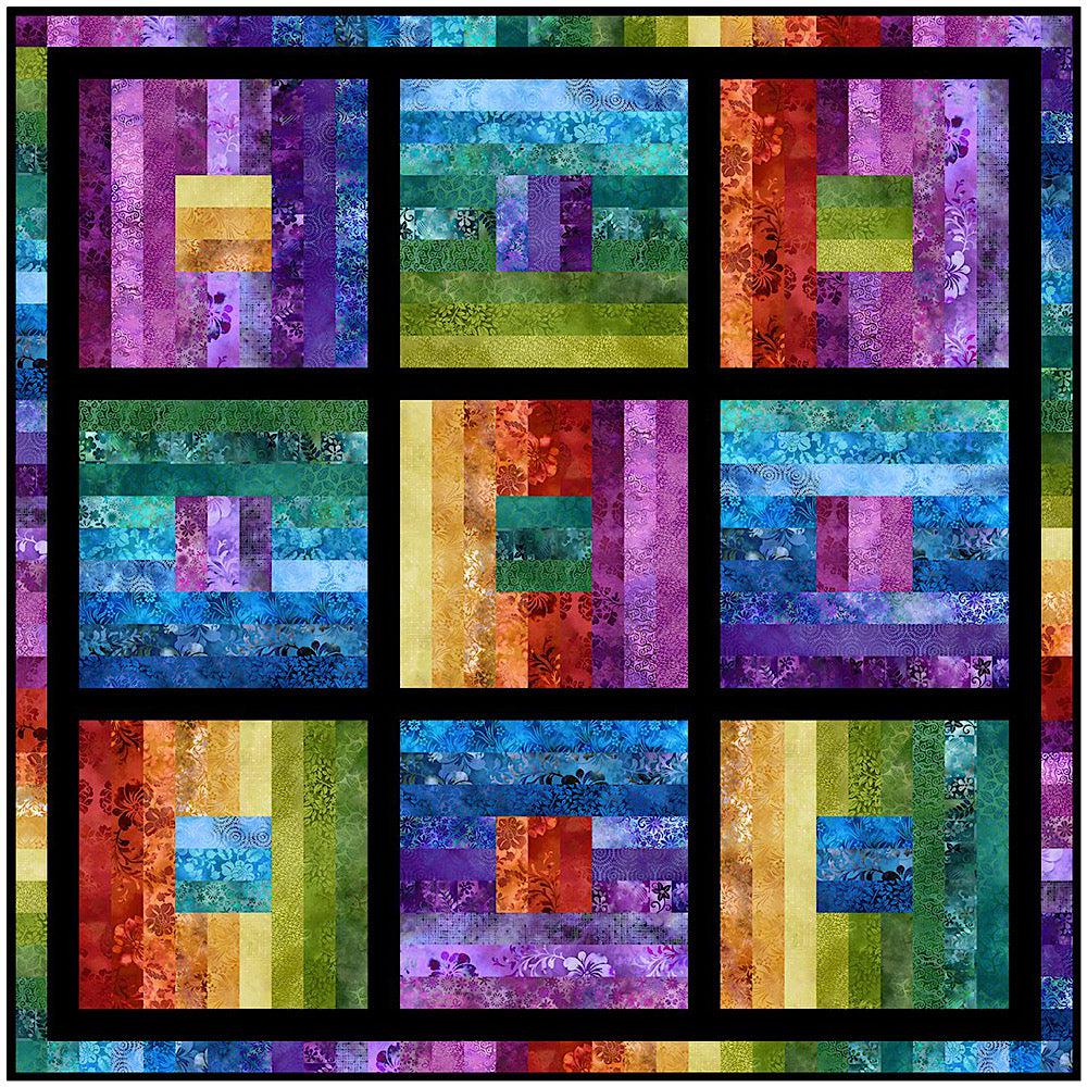Prism Strip Quilt Kit-In The Beginning Fabrics-My Favorite Quilt Store