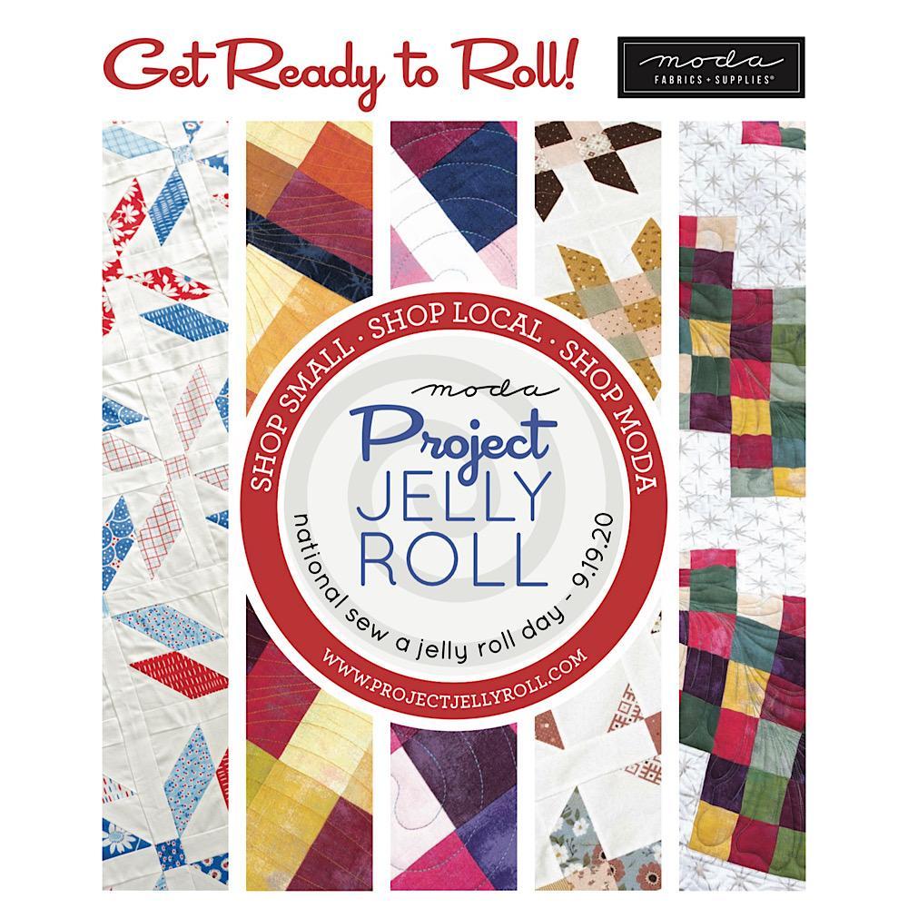 Project Jelly Roll Sew Day 2020 Free PDF Patterns-Moda Fabrics-My Favorite Quilt Store