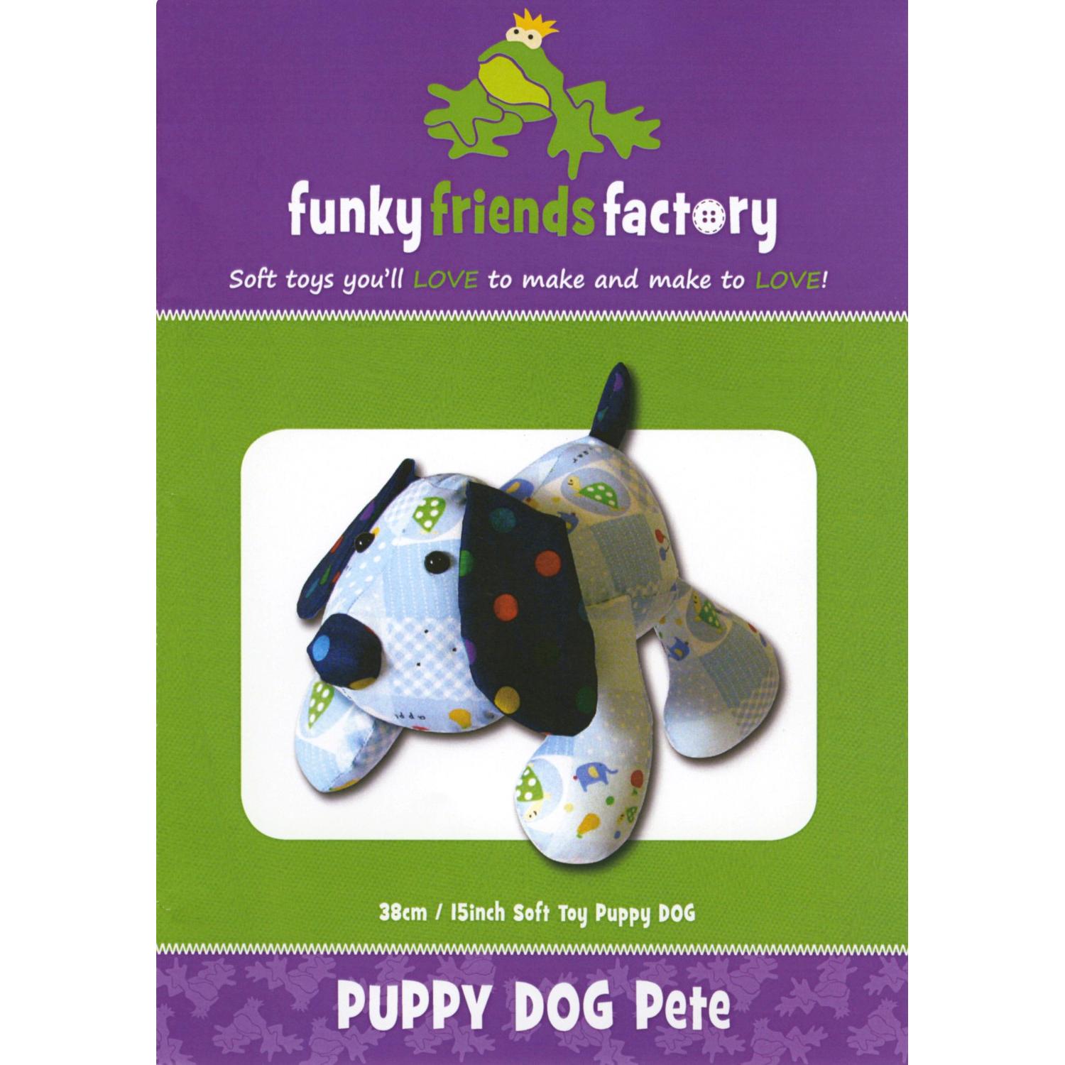 Puppy Dog Pete Funky Friends Factory Pattern-Funky Friends Factory-My Favorite Quilt Store