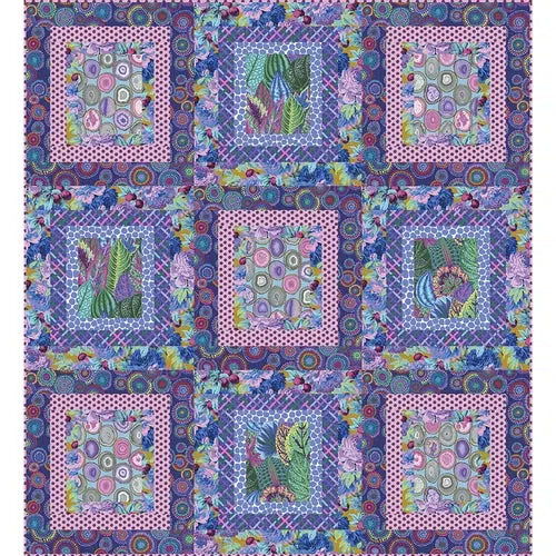 Purple Ripples Quilt Pattern