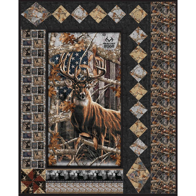 Realtree Deer & Flag Quilt Pattern - Sykel Enterprises