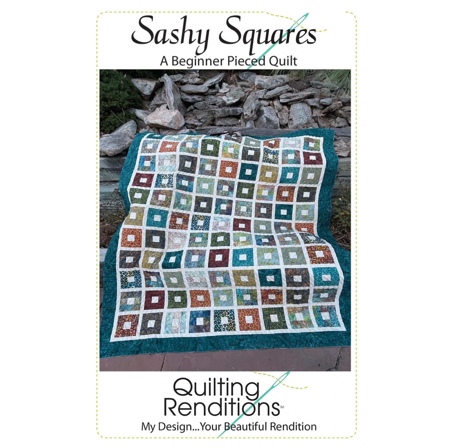 Sashy Squares Quilt Pattern-Quilting Renditions-My Favorite Quilt Store