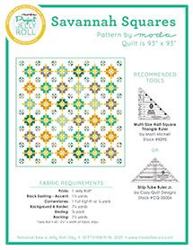 Savannah Squares Quilt Pattern-Moda Fabrics-My Favorite Quilt Store