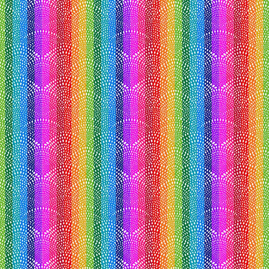 Scalloped Hills Rainbow Joyful Hills Fabric