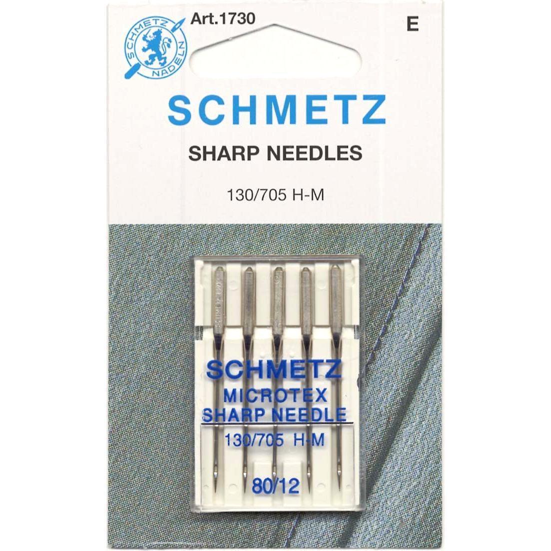 Schmetz Sharp / Microtex Machine Needle Size 12/80