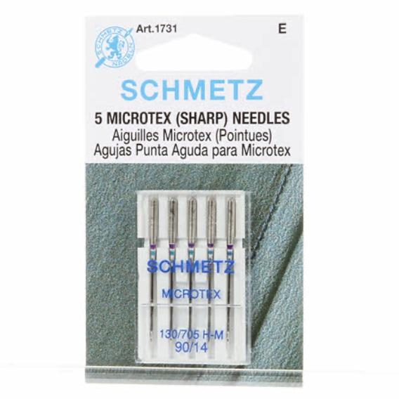 Schmetz Sharp / Microtex Machine Needle Size 14/90-Schmetz-My Favorite Quilt Store