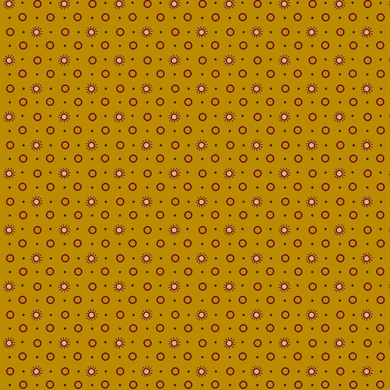 Henry Glass Scraps of Kindness Chocolate Dotted Diamonds Fabric