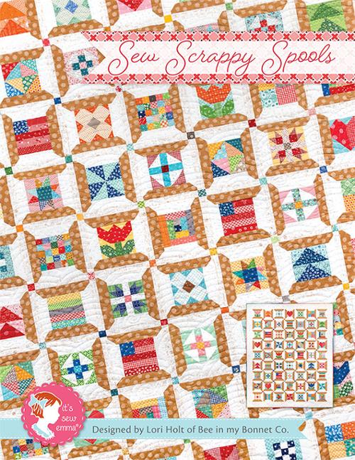 Sew Scrappy Spools Pattern-It's Sew Emma-My Favorite Quilt Store