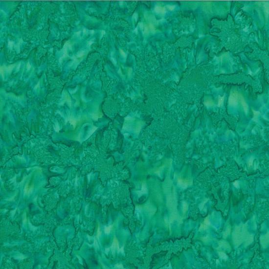 Shamrock Batik Watercolor Fabric