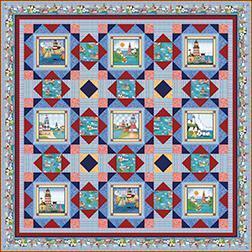 Shorelights Pattern - Free Digital Download-Benartex Fabrics-My Favorite Quilt Store