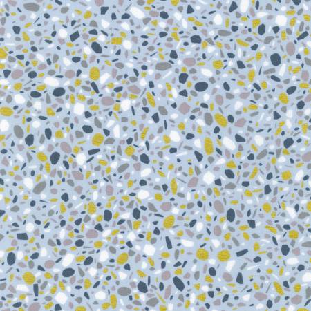 Silverstone Neutral Dawn Silver Pebbles Metallic Fabric