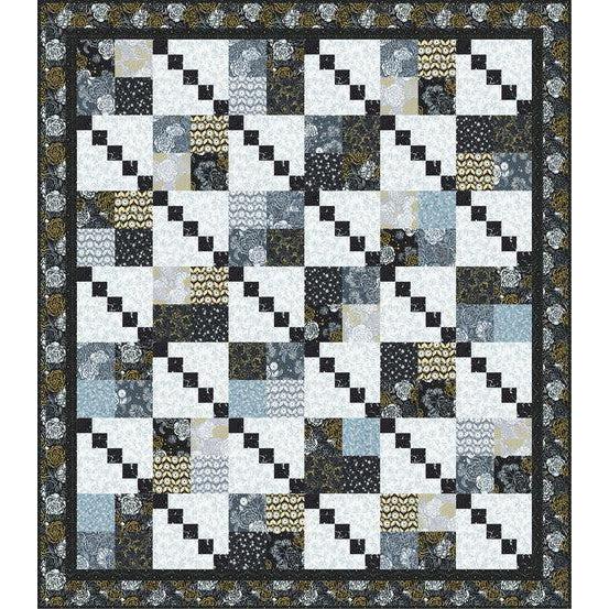 Silverstone Silver Stones Quilt Pattern - Free Pattern Download-Robert Kaufman-My Favorite Quilt Store