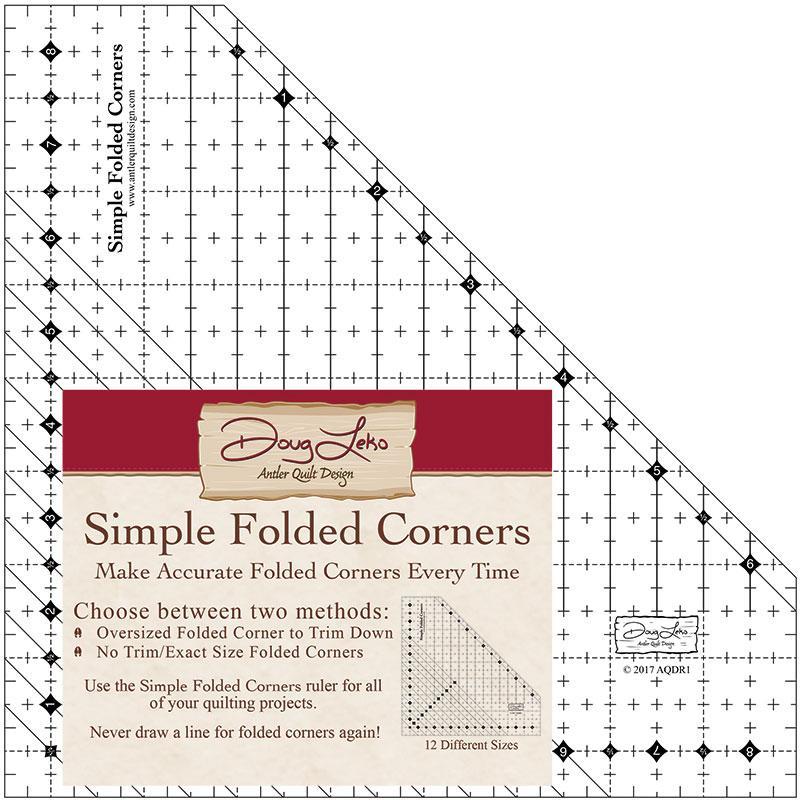 Simple Folded Corners Ruler-Antler Quilt Design-My Favorite Quilt Store