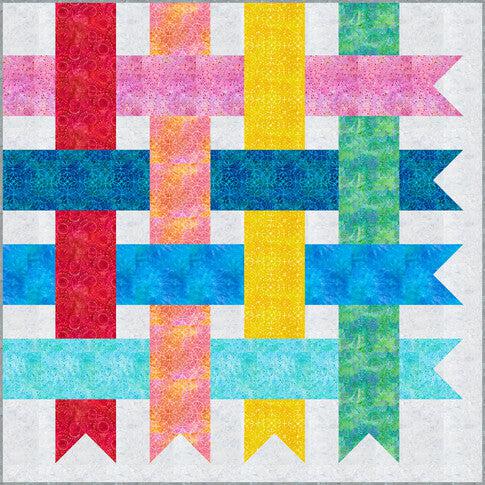 Simple Streamers Quilt Pattern - Free Pattern Download