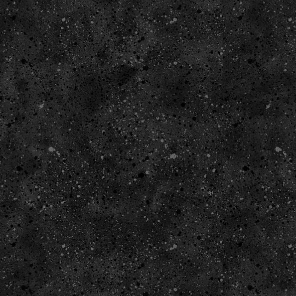 Splatter Texture Black 108" Wide Back Fabric