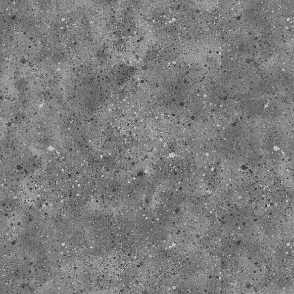 Splatter Texture  Dark Gray 108" Wide Back Fabric