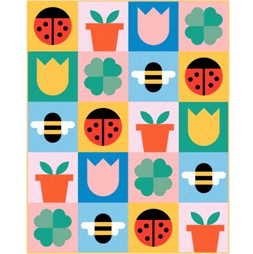 Spring Garden Quilt Pattern-Corinne Sovey Design Studio-My Favorite Quilt Store