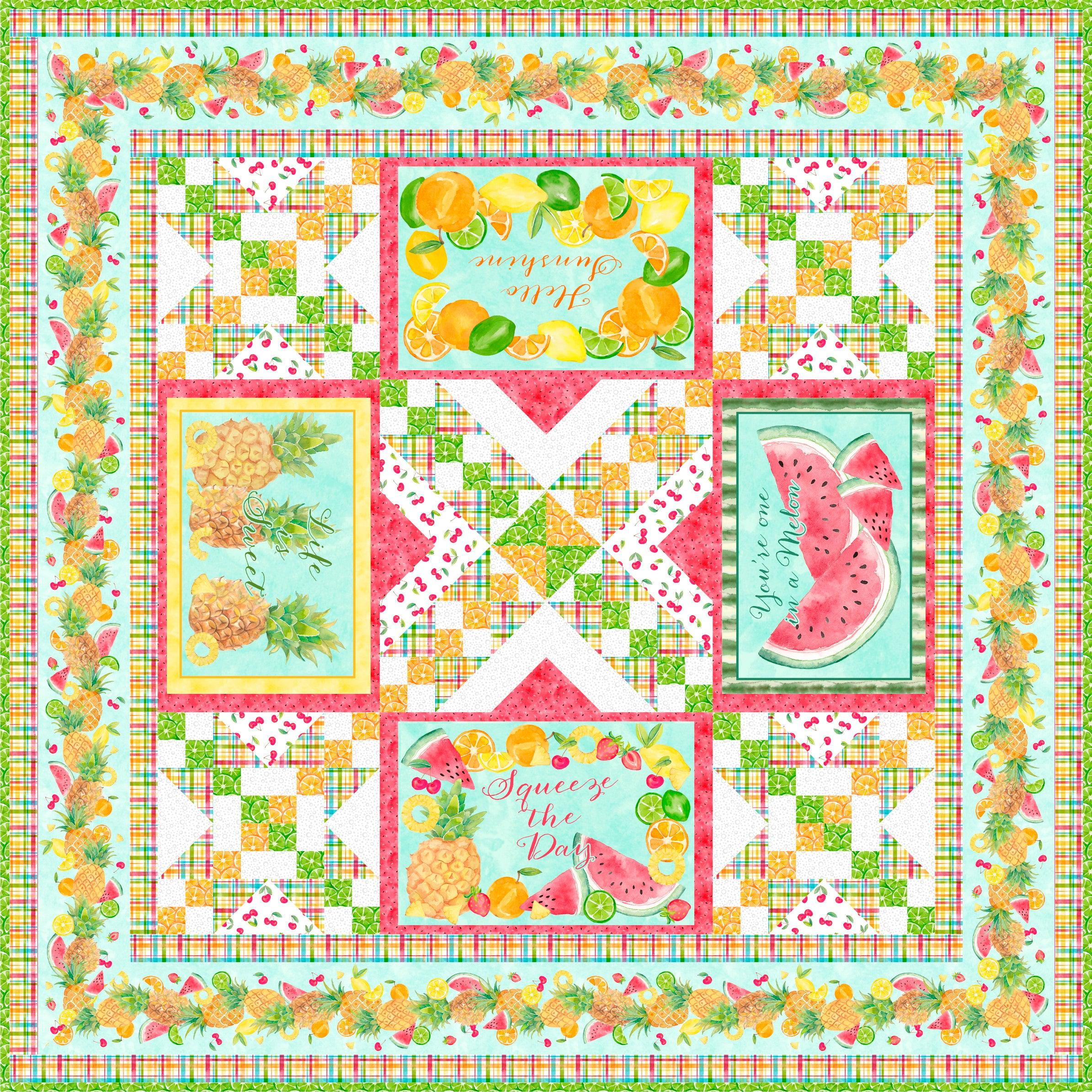 Squeeze the Day Quilt Pattern - Free Digital Download