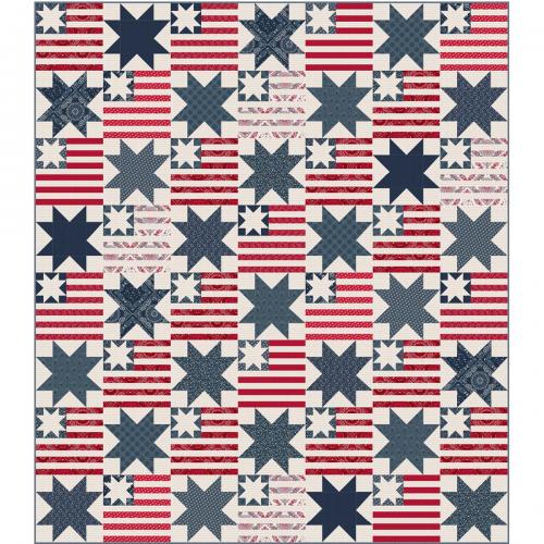 Stars on the Hudson Quilt Pattern - Free Digital Download