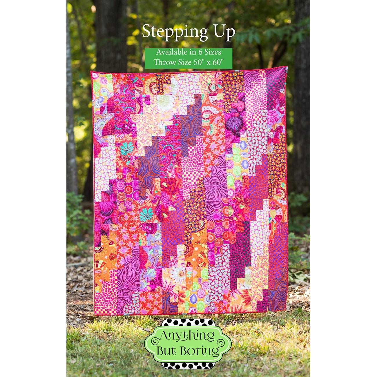 Stepping Up Quilt Pattern-Anything But Boring-My Favorite Quilt Store