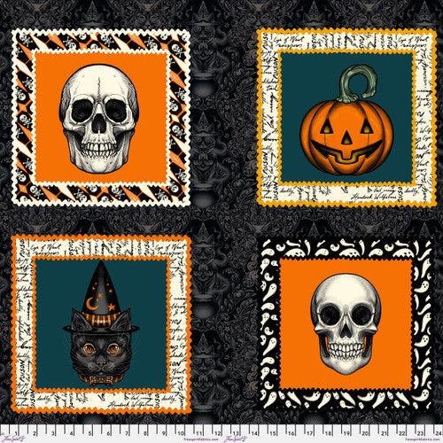 Storybook Halloween Multi Storybook 24" Panel-Free Spirit Fabrics-My Favorite Quilt Store