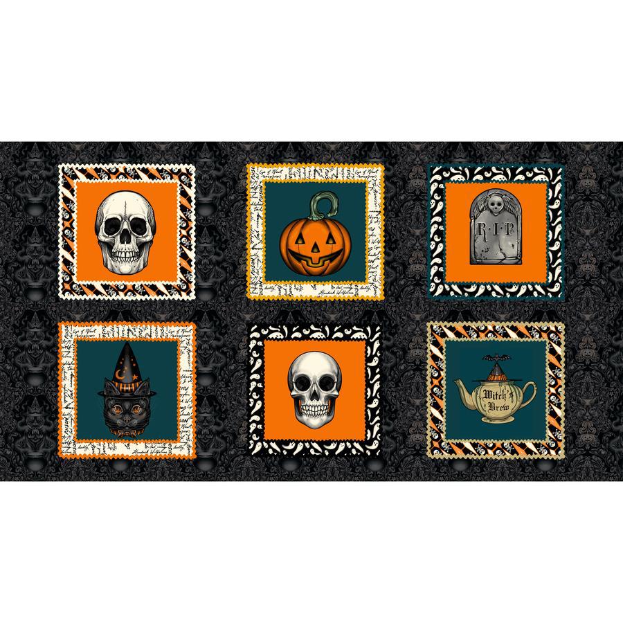 Storybook Halloween Multi Storybook 24" Panel-Free Spirit Fabrics-My Favorite Quilt Store