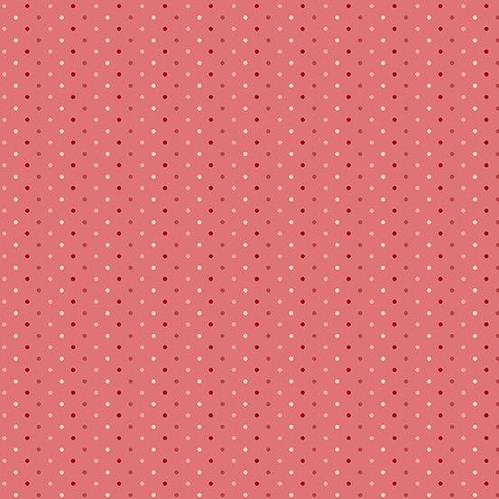 Strawberries and Cream Flamingo Poppy Seed Fabric