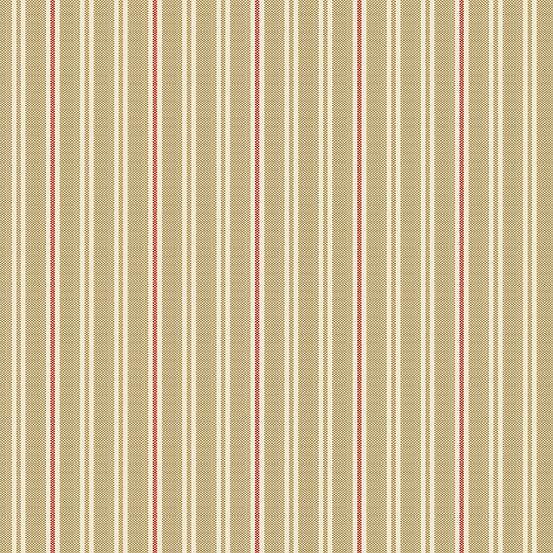 Strawberries and Cream Linen Cross Country Fabric