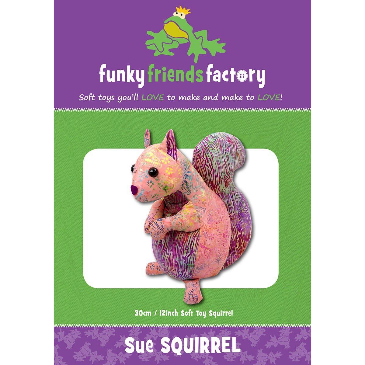 Sue the Squirrel Funky Friends Factory Pattern-Funky Friends Factory-My Favorite Quilt Store