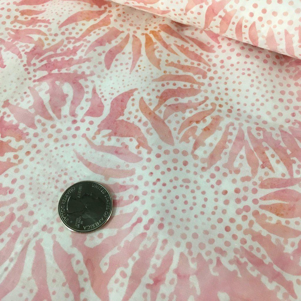 Sunflower Creamsicle Batik Fabric-Hoffman Fabrics-My Favorite Quilt Store