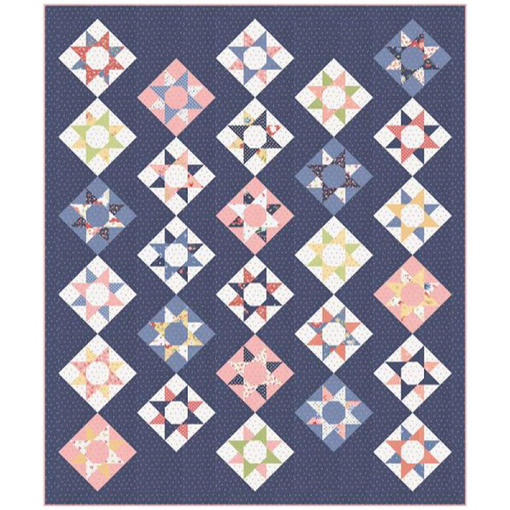 Sunwashed Summer Weekend Quilt Kit-Moda Fabrics-My Favorite Quilt Store