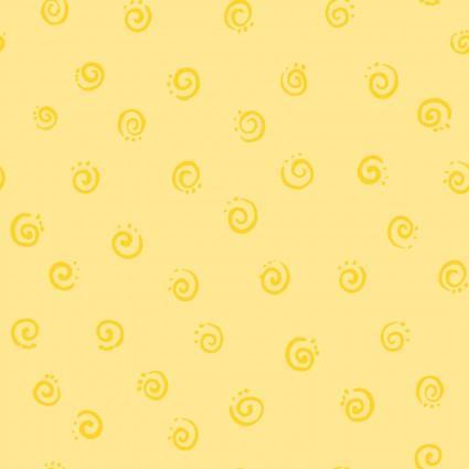 Susybee Yellow Squiggles Fabric-Susybee-My Favorite Quilt Store