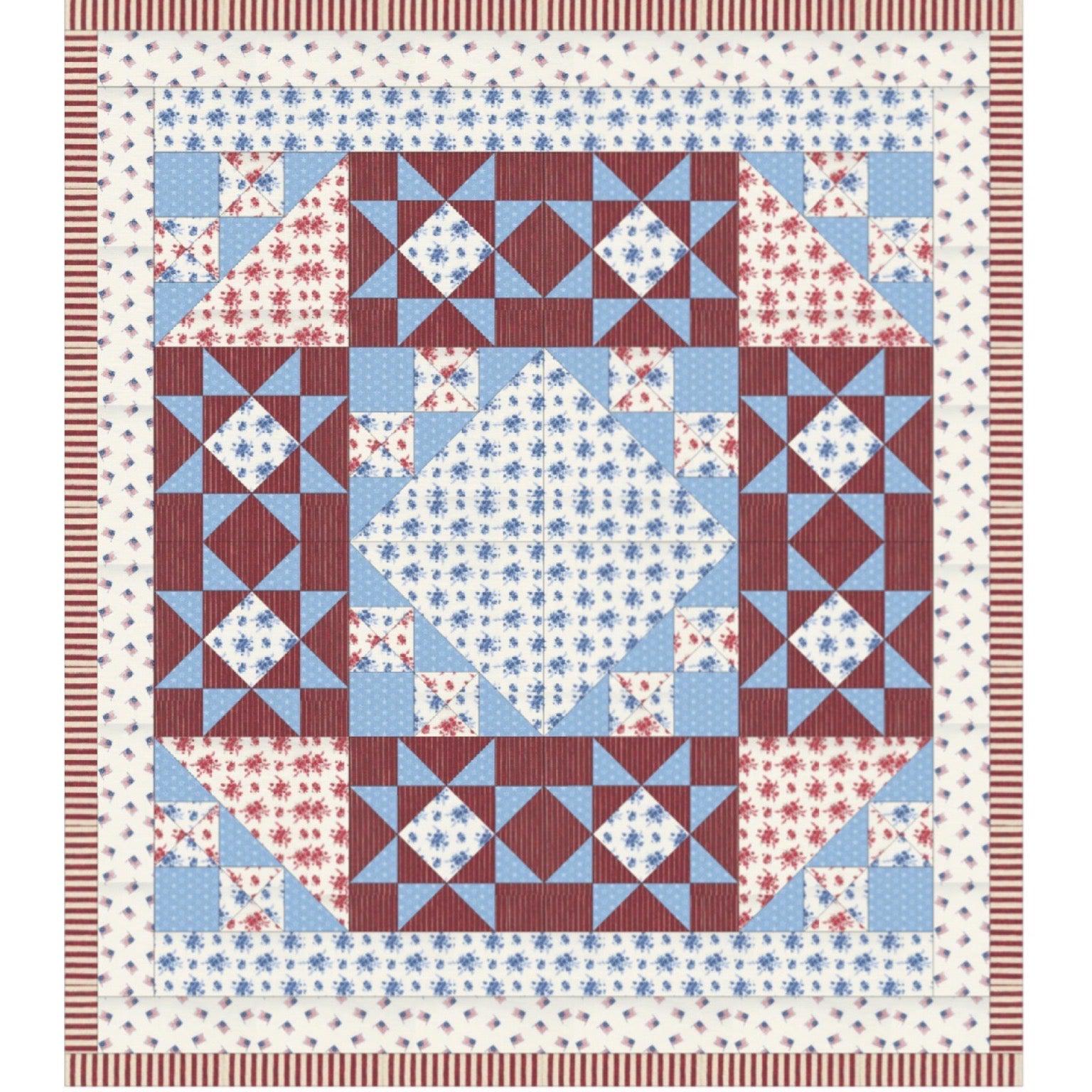 Sweet Country Star Quilt Pattern - Digital Free Download-My Favorite Quilt Store-My Favorite Quilt Store
