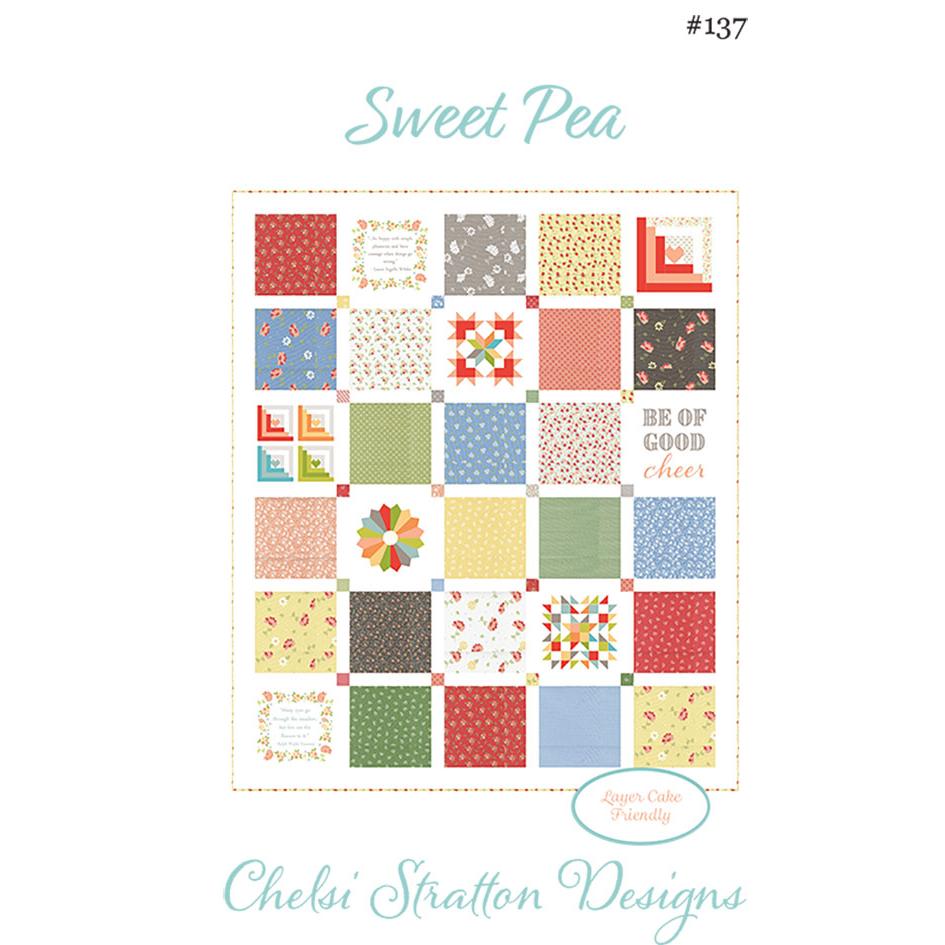 Sweet Pea Quilt Pattern-Moda Fabrics-My Favorite Quilt Store