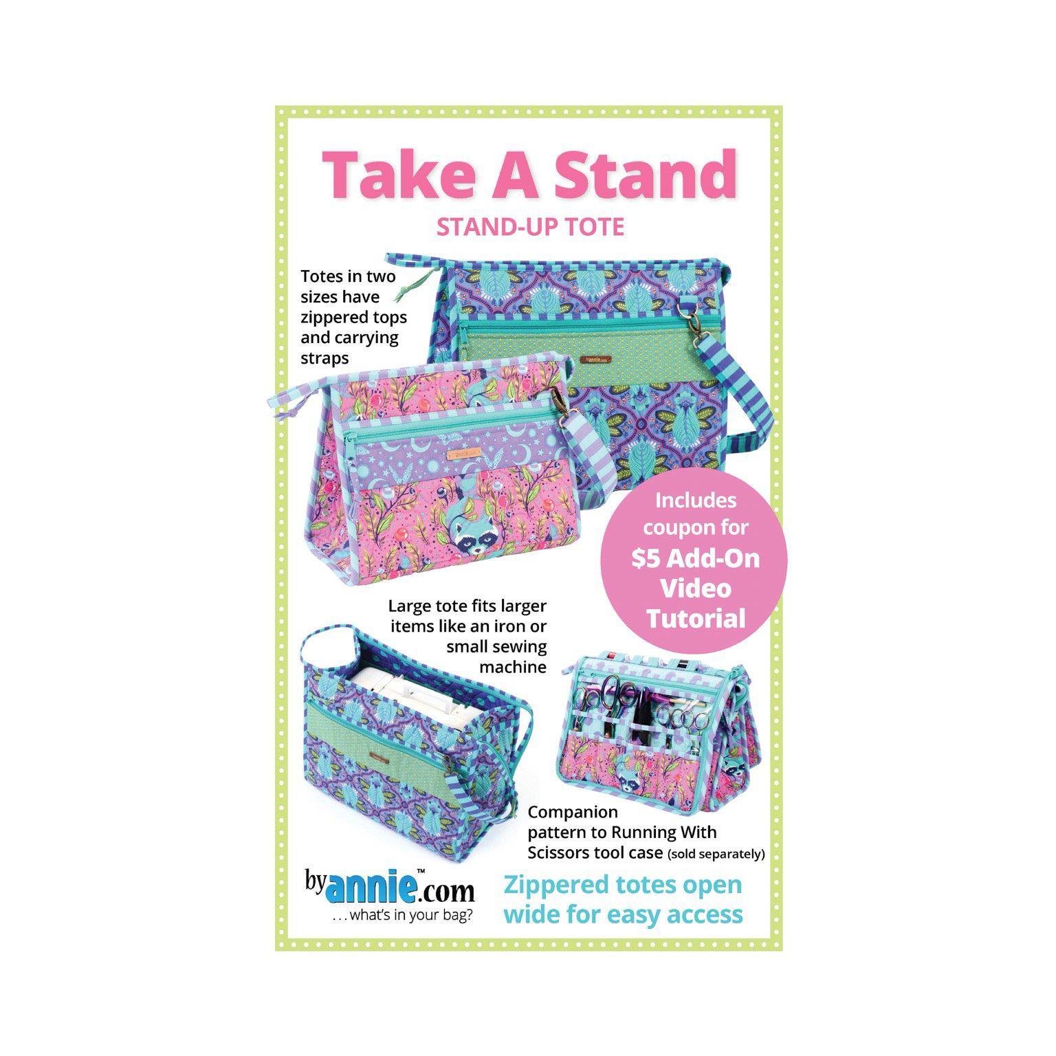 Take A Stand Stand-Up Tote Pattern-By Annie.com-My Favorite Quilt Store