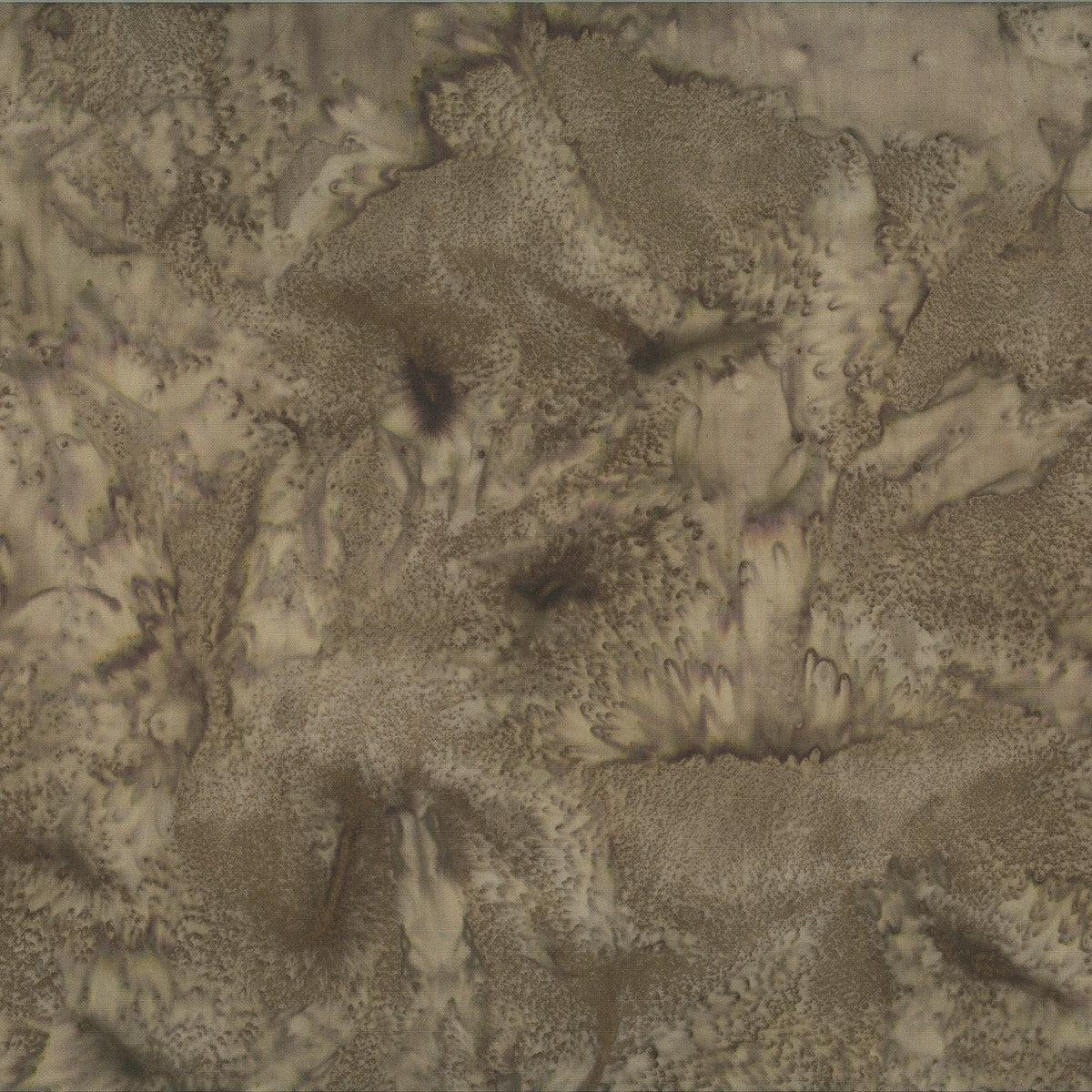 Taupe Batik Watercolor Fabric-Hoffman Fabrics-My Favorite Quilt Store