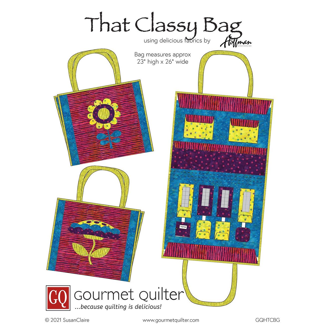 That Classy Bag Pattern-Gourmet Quilter-My Favorite Quilt Store