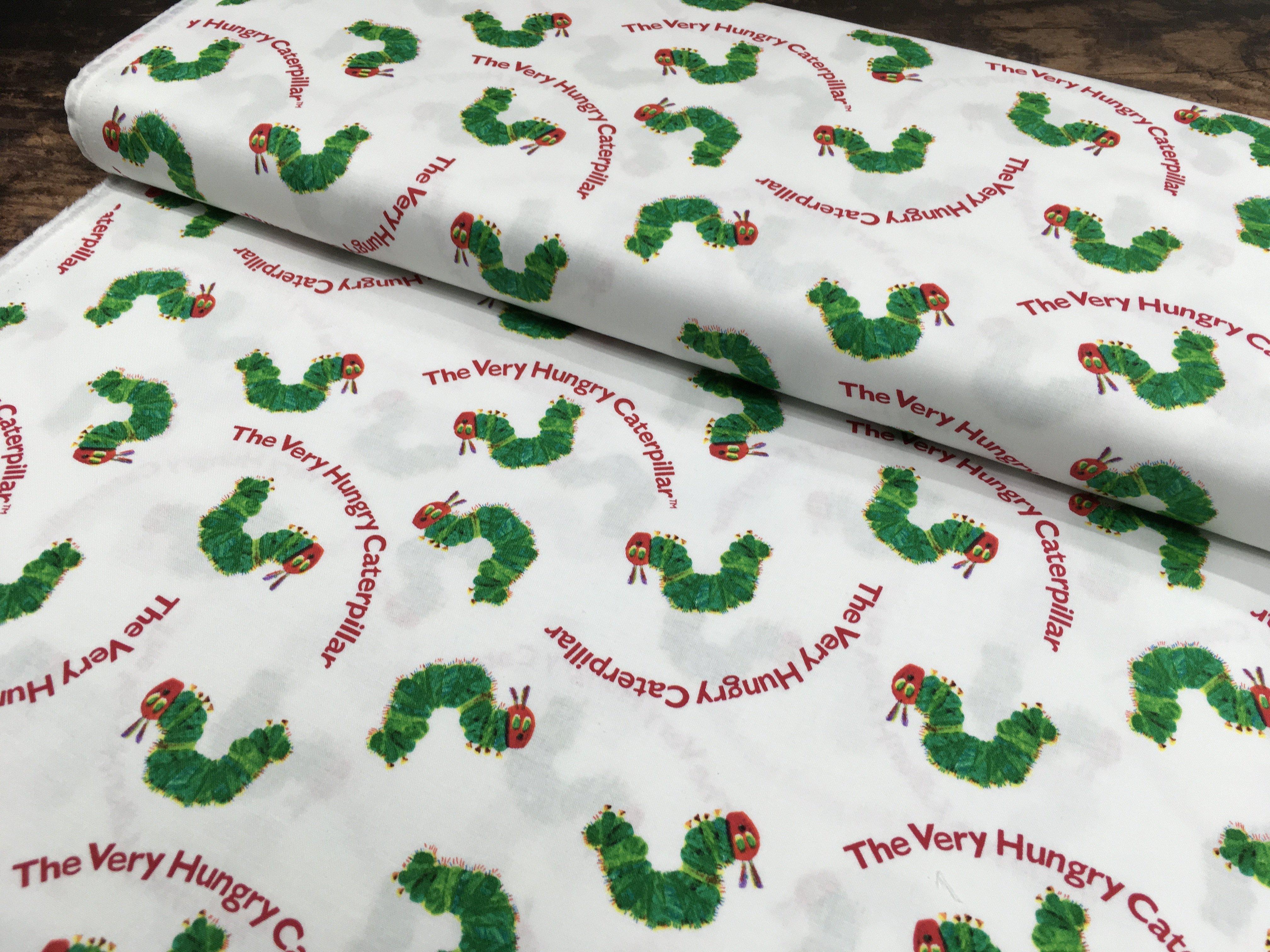 The Very Hungry Caterpillar Classic White Fabric-Andover-My Favorite Quilt Store
