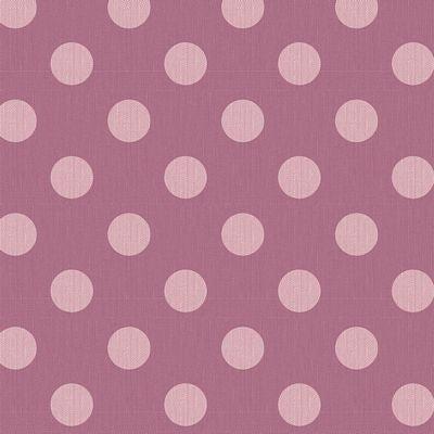 Tilda Chambray Dots Mauve Fabric