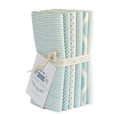 Tilda Light Blue Classic Basics Fat Quarter Bundle-Tilda Fabrics-My Favorite Quilt Store
