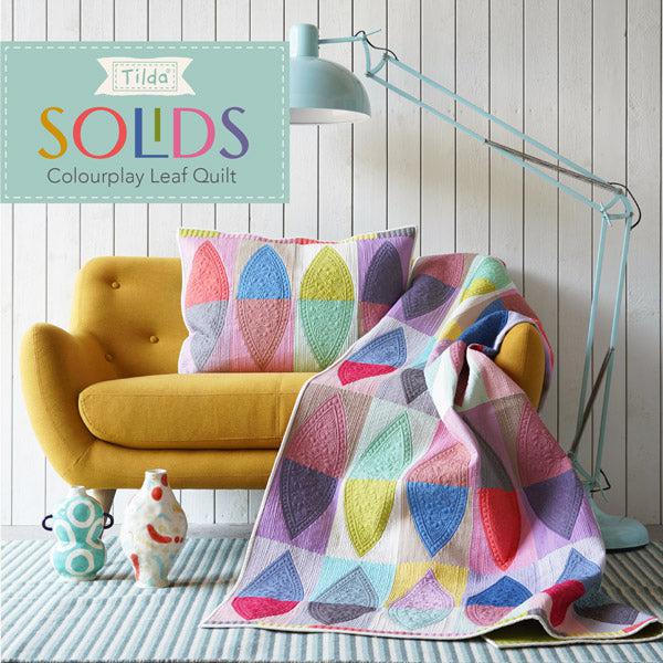 Tilda Solids Colorplay Leaf Quilt Pattern - Digital Download-Tilda Fabrics-My Favorite Quilt Store