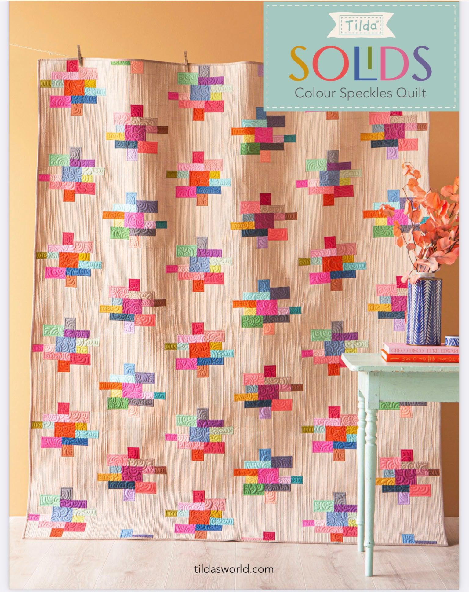 Tilda Solids Colour Speckles Quilt Pattern - Digital Download-Tilda Fabrics-My Favorite Quilt Store