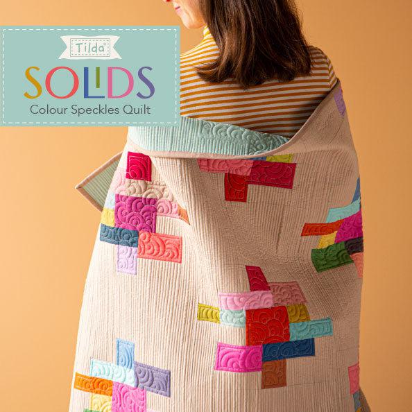 Tilda Solids Colour Speckles Quilt Pattern - Digital Download