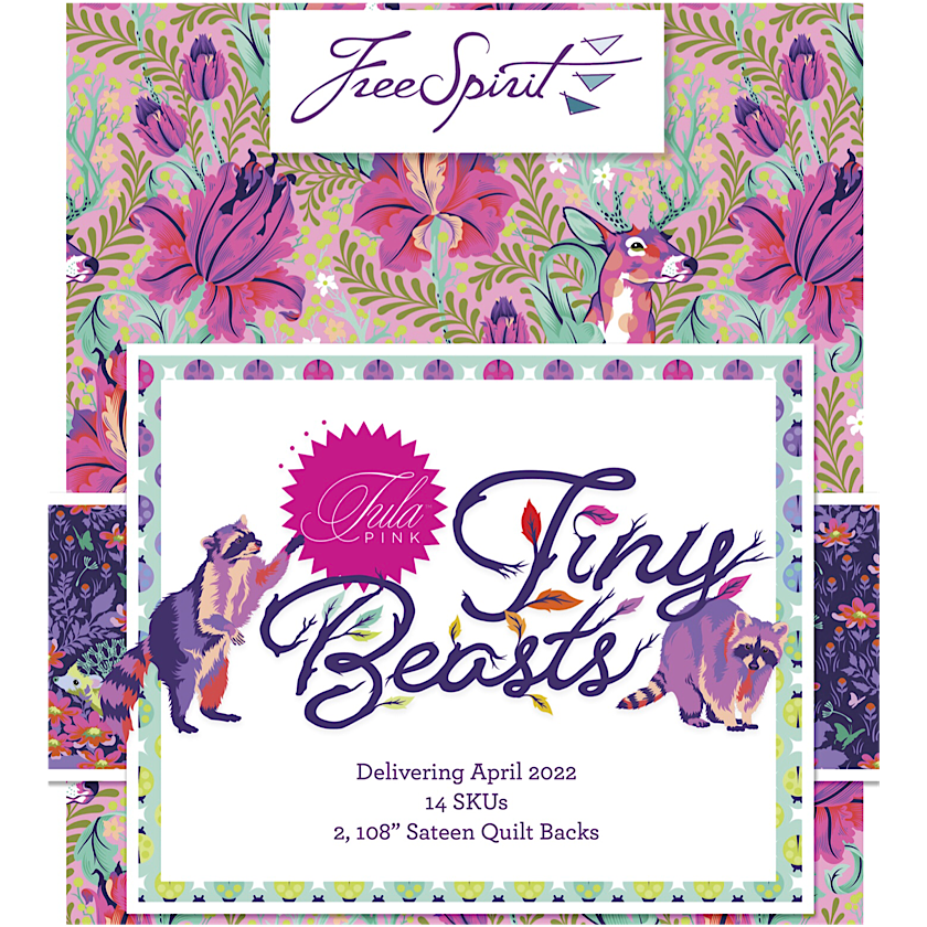 Tiny Beasts Deer John Glow Fabric-Free Spirit Fabrics-My Favorite Quilt Store